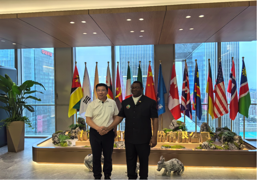 赞比亚驻华大使到访333体育资源集团总部